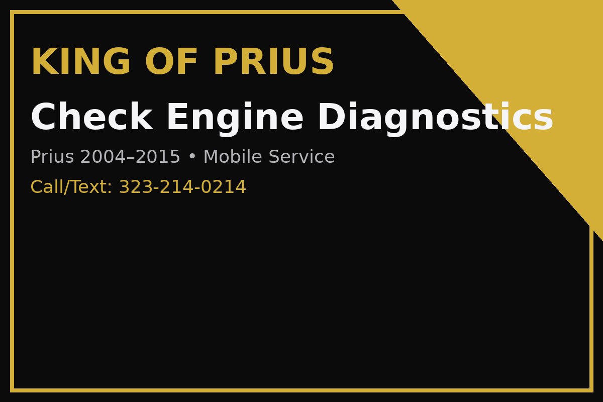 Check Engine Light Diagnostics